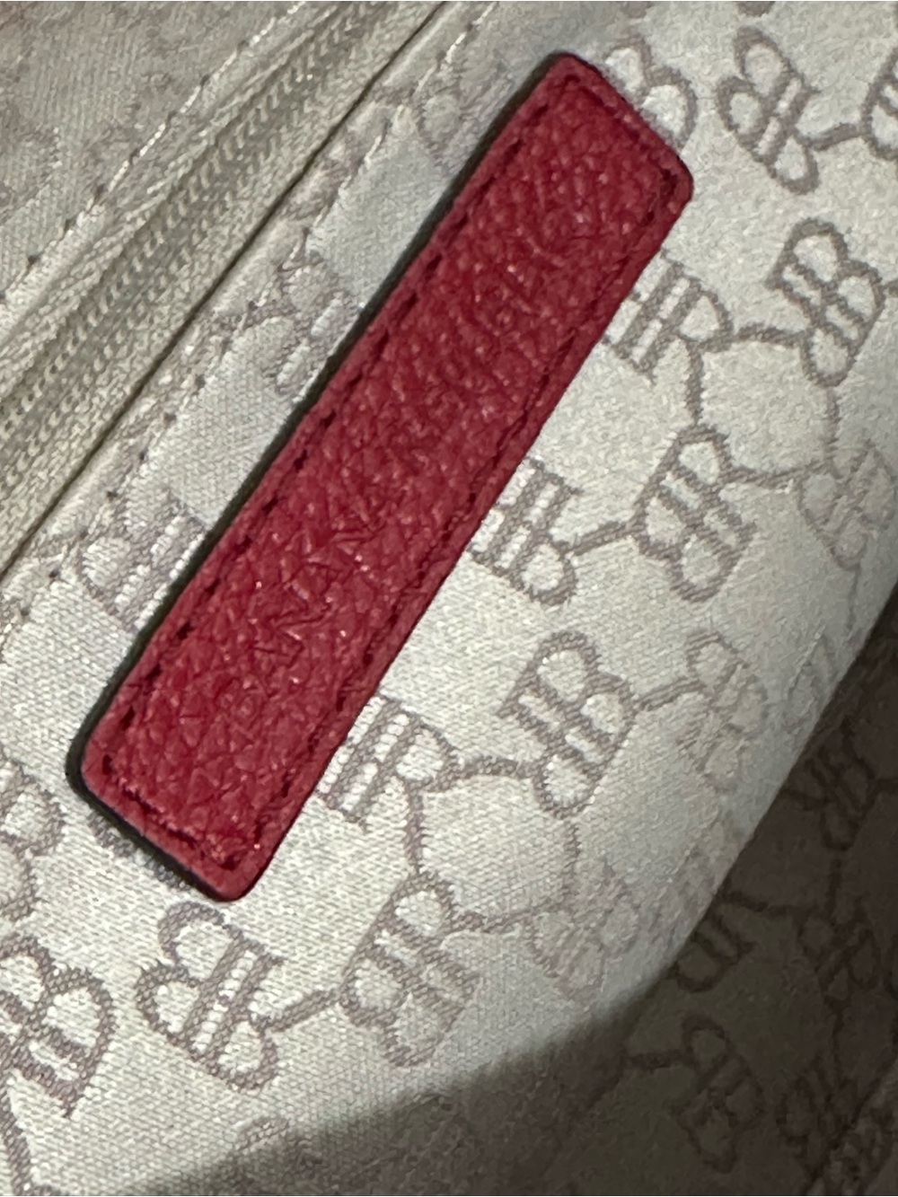 Banana Republic Red Leather Crossbody Convertible Bag Tassel Gold Statement Bag - Picture 3 of 16